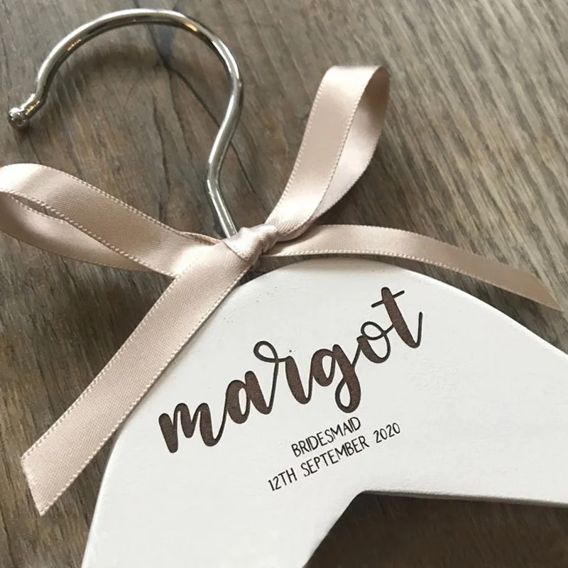 

Personalised Dress Hangers Engraved Wedding Hanger Engraved Charm Bride Bridesmaid Keepsake Photo Prop Wedding Party
