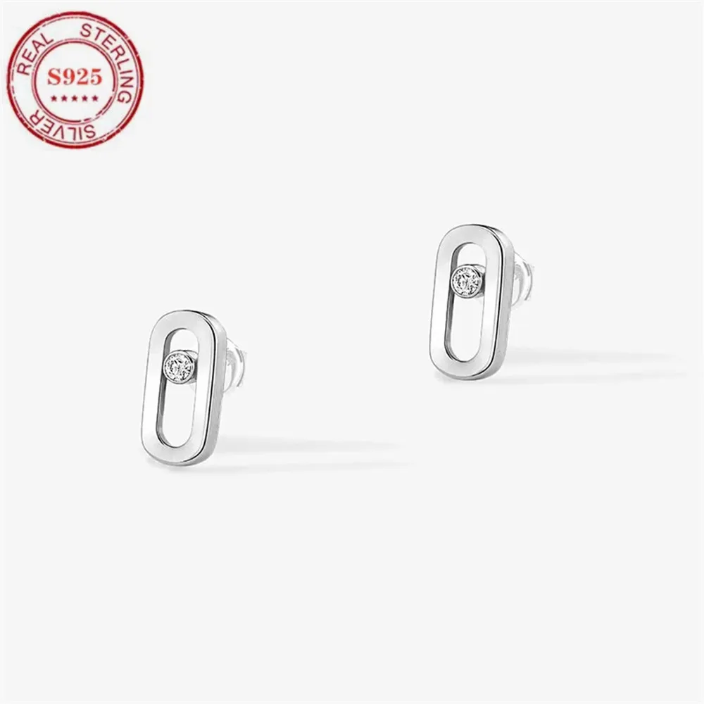 

Женские серьги из серебра 925 пробы в виде беспорядка с Uno, французский классический символ. Модные подарки на помолвку и свадьбу