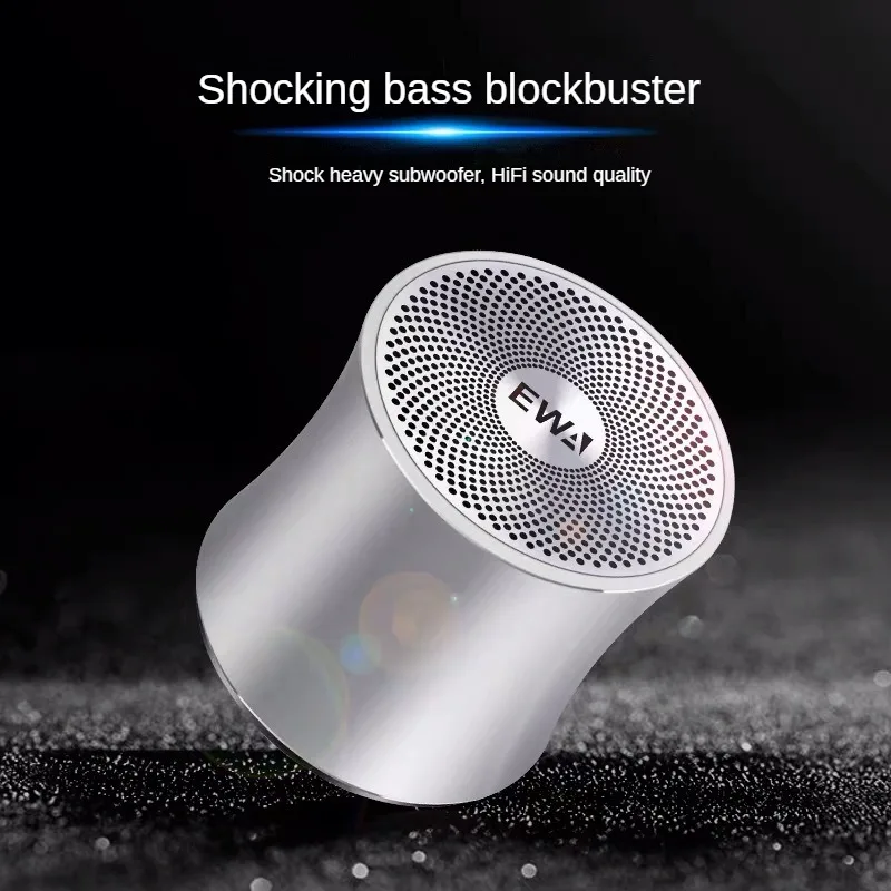 

EWA A5 Outdoor Portable Mini Audio Wireless Bluetooth Speaker Subwoofer Speaker Phones And Computers Card Insertion Steel Cannon