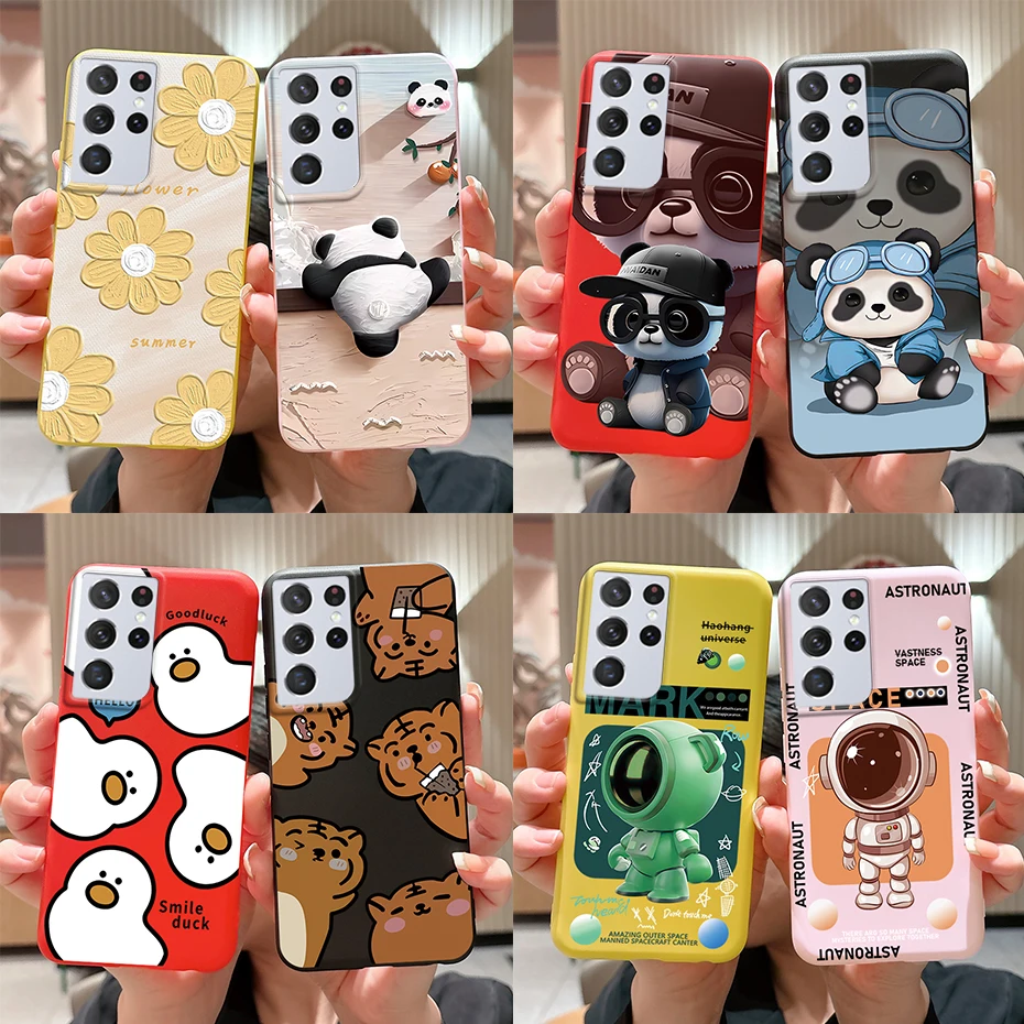 Per Samsung Galaxy S21 Ultra 5G G998 Custodia Protettiva Per Personalità Per Samsung Galaxy S21 Ultra 5G Sweet Cool Mobilie Phone Shell