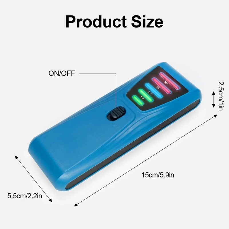 EMF Meter, Battery Operated Electromagnetic Field Radiation Detectors Handhelds EMF Detectors for Home Inspections