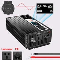 Swipower 1500W 2000W 2500W 3000W onduleur solaire à onde sinusoïdale pure 12V/24V/48V DC à 110V 220V AC écran LCD 2