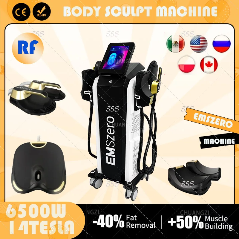 

EMSzero Machines 15RF 6500w NEO Body Slimming Nova Fat Burning Muscle EMS Sculpting Electromagnetic Stimulate Hiemt Pro