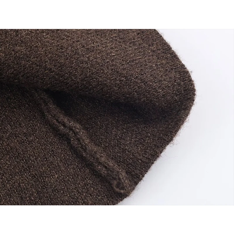 2025 New Women Fashion Knitted Cardigans Long Sleeve With Belt Sweater Cardigan Autumn Winter New Style Streetwear Knitwear Coat