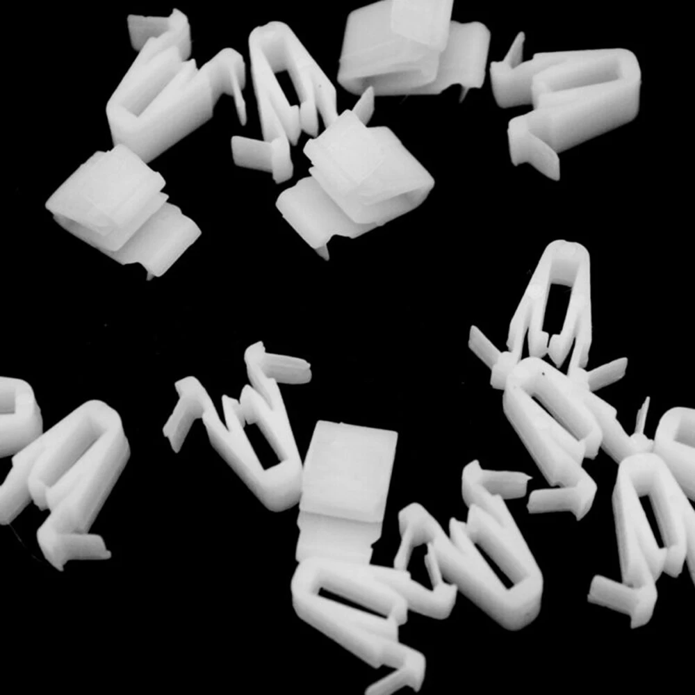 

Durable High quality New Clips 20pcs #67771-58010 For Auveco A21369 For Lexus For Toyota Tundra For Tundra 2007-On White