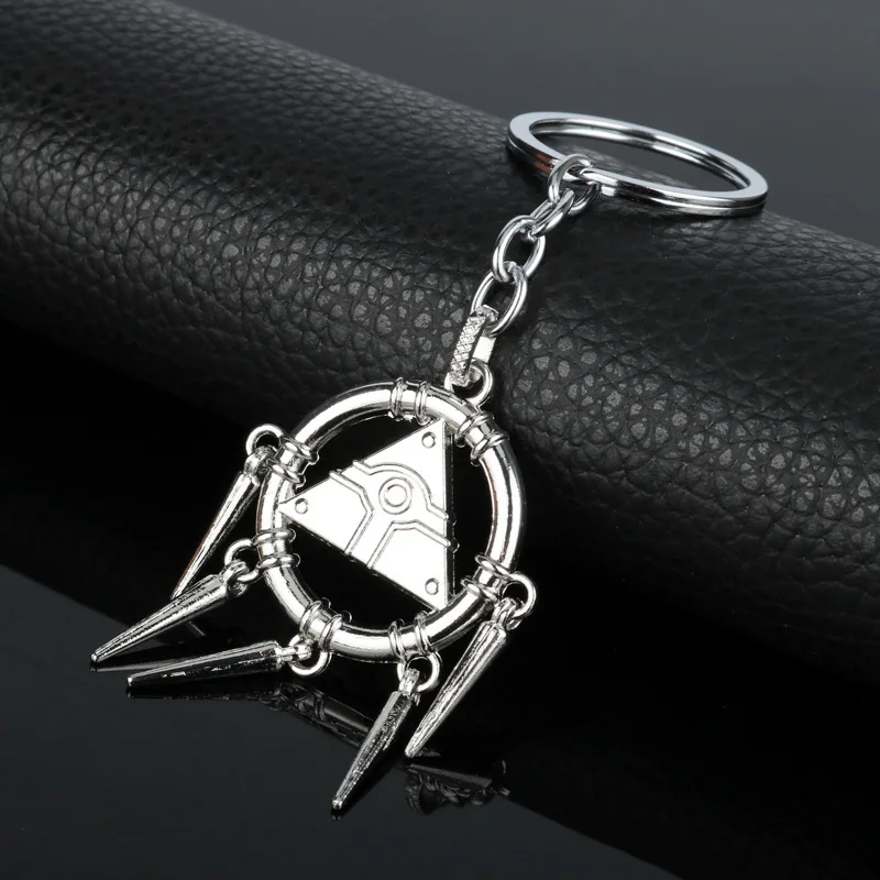 Pyramid Keychain Yu-Gi-Oh Series 3D Millennium Pyramid Building Block Pendant Keychains Keyring for Women Men Jewelry Accessory anime keychain game keychain anime keychain pendant