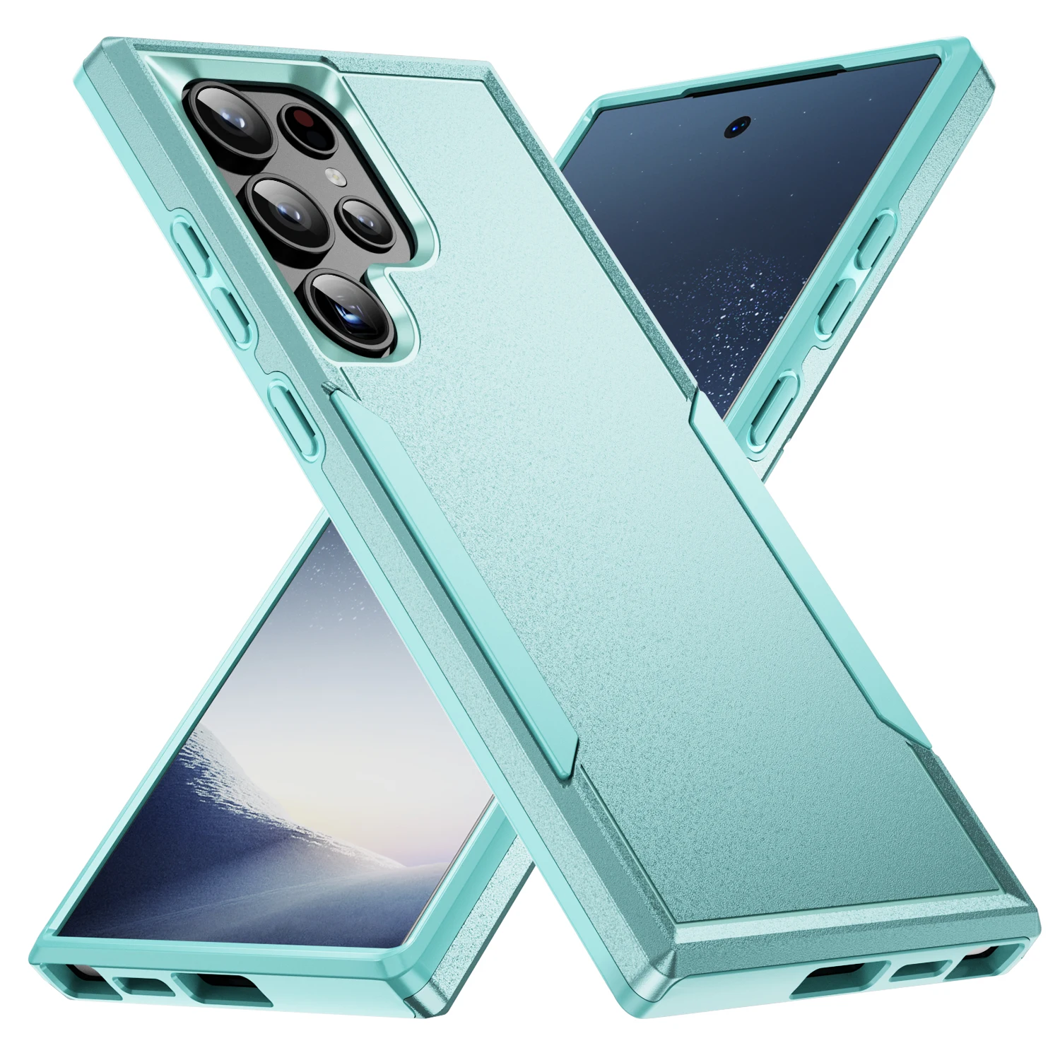 Enhanced Military-Grade Shockproof Dual-Layer Protective Case