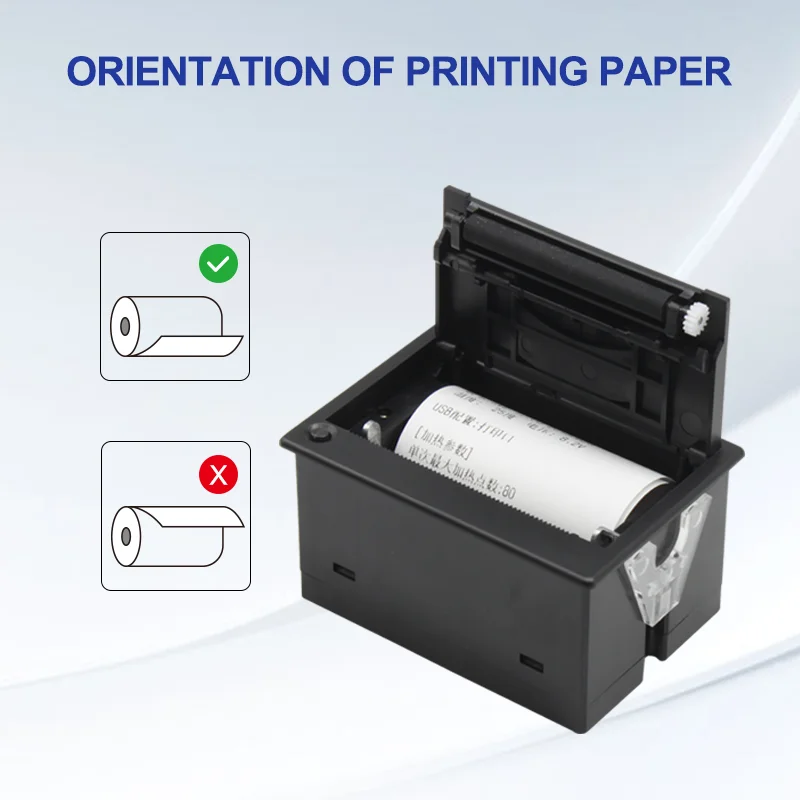 GOOJPRT QR204 58 mm mini-geïntegreerde thermische bonprinter