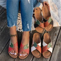 Été femmes sandales chaussures fête dames chaussures diapositives sandales dames sandales compensées femme chaussures antidérapantes femmes pantoufles femme 5