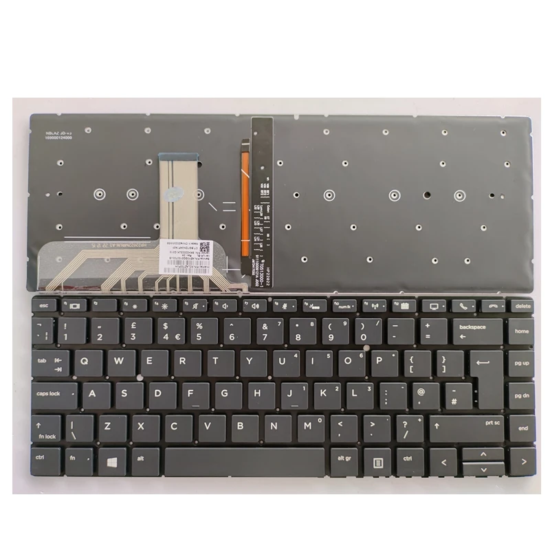 Repose-mains Clavier HP EliteBook X360 1040 G5 - Norvégien - Neuf