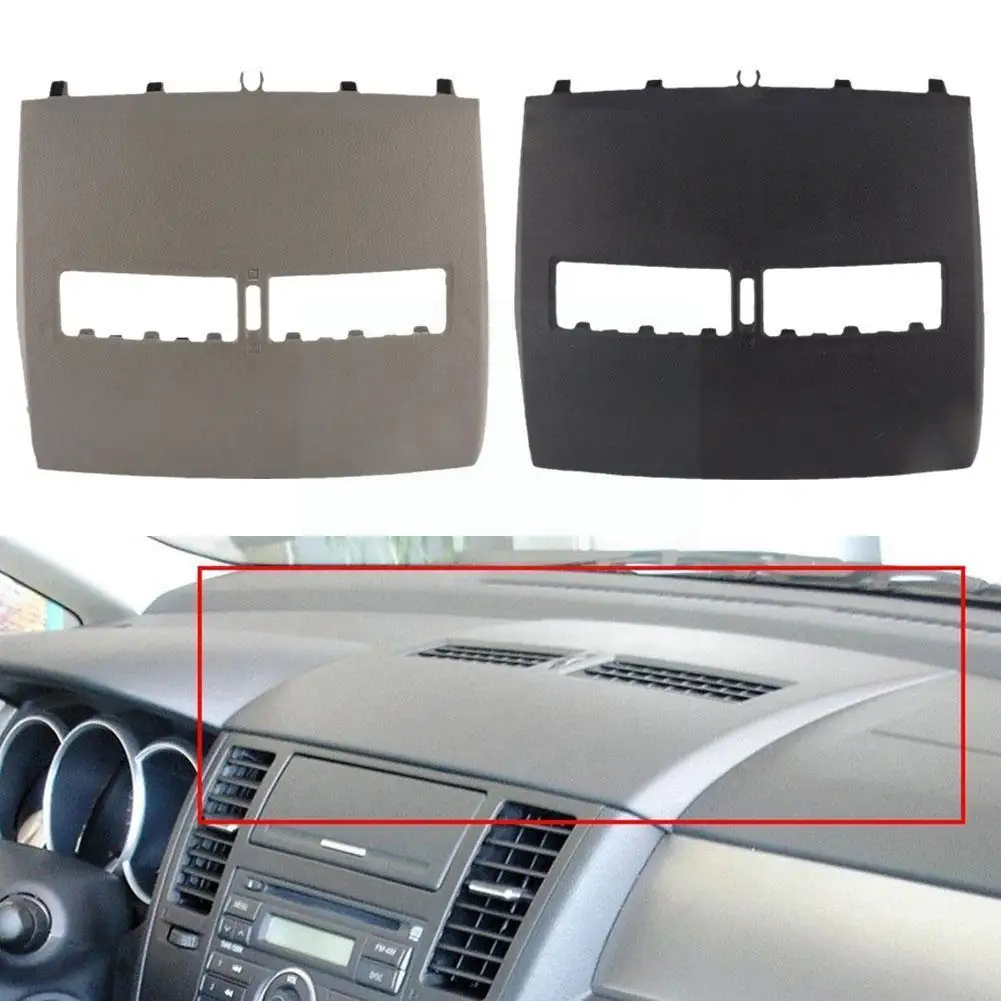 for Nissan Tiida 2005 - 2011 Car Finisher-Instrument Shell Dashboard Cover Front Middle Vents Air Outlet Panel Conditioner E8O3
