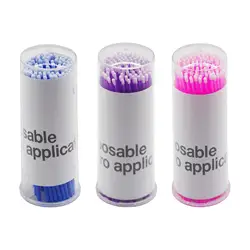 100x Descartável Algodão Swab Maquiagem Aplicador Remover Ferramenta Mascara Aplicador Sombra Aplicador Multi Purpose Lash Wands