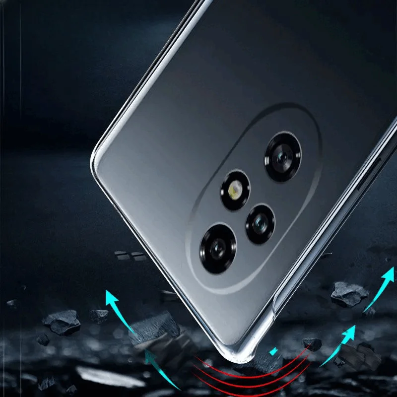 For Honor 200 Pro Clear Borderless Phone Case - Transparent Protective Hard Shell Back Cover