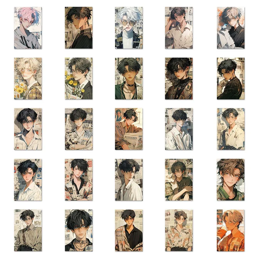 Рисунок 2 - 10/50Pcs ретро юный мальчик мультфильм
