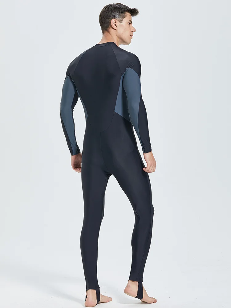 Men Wetsuit Long Sleeve Surf Scuba Swimsuit Full Body Diving Suit UV Sun Protection Water Sport One Piece Lycra Clothing surfing swimsuit