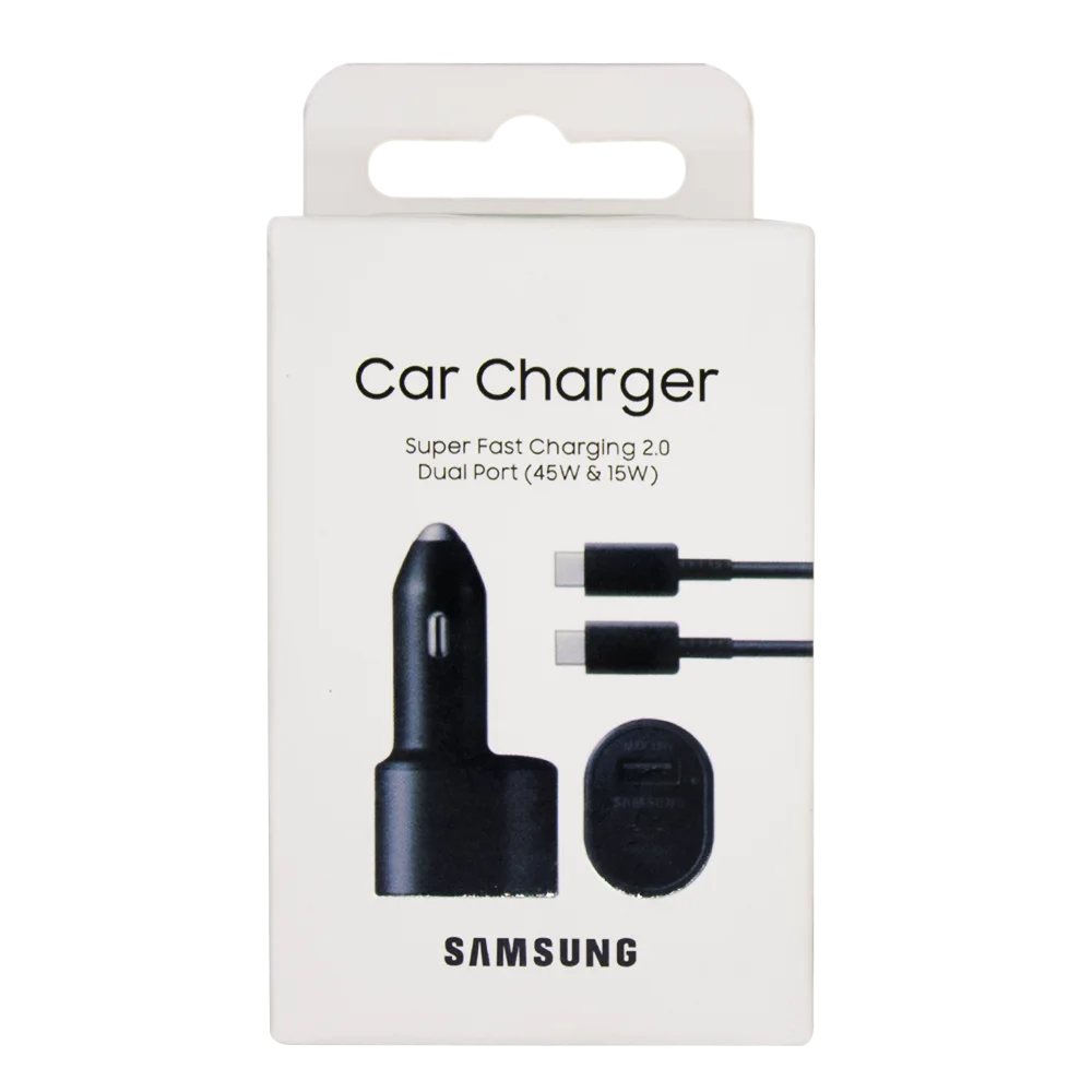 45W Super Fast Car Charger with 5A Type C Cable