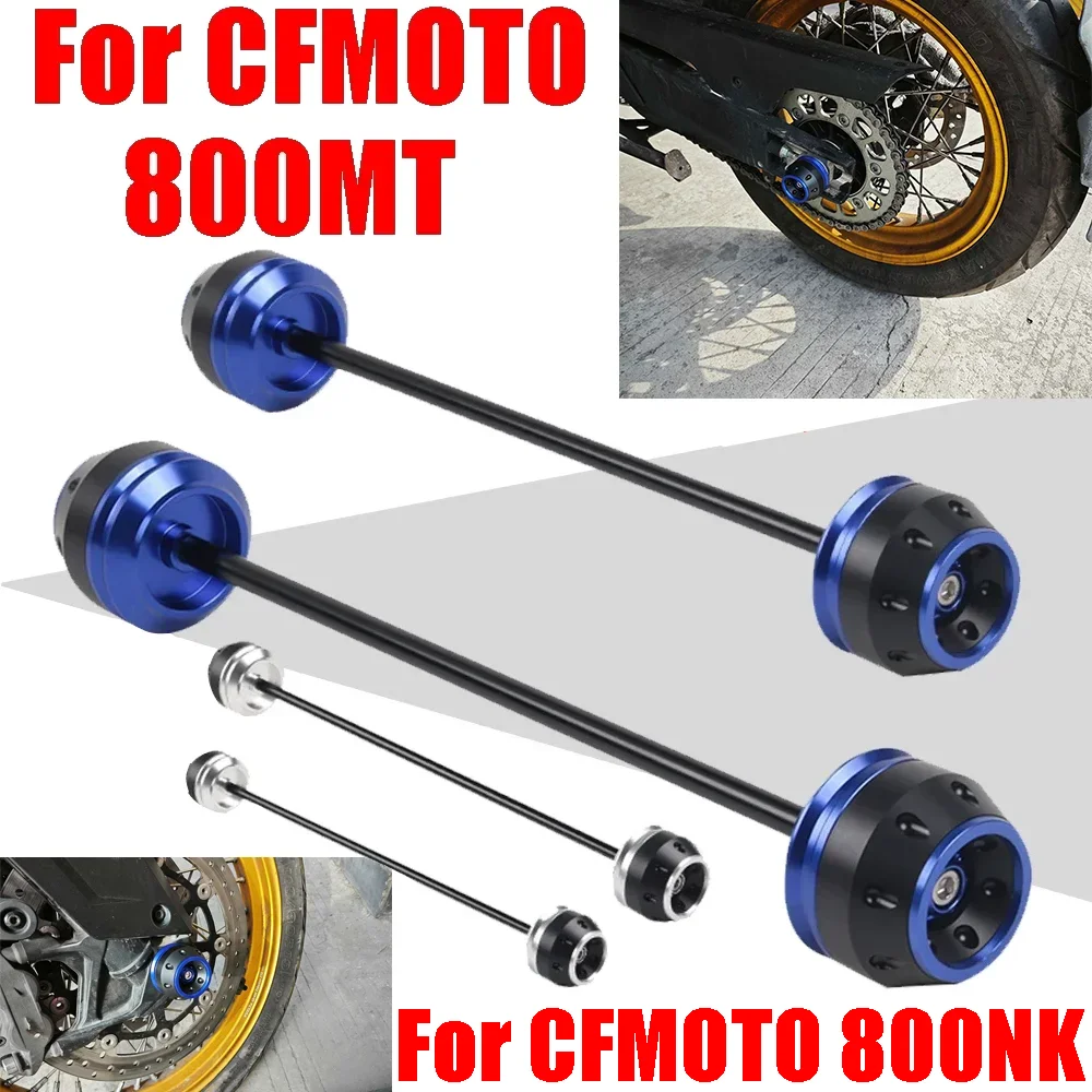

For CFMOTO CF 800MT MT800 800NK MT 800 MT NK Accessories Front Rear Wheel Fork Axle Crash Sliders Protector Falling Protection