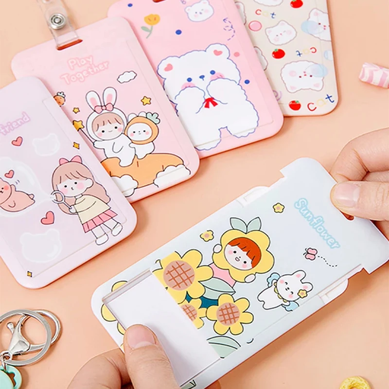 Cute Cartoon ID Card Holder - Stylish Card Cover