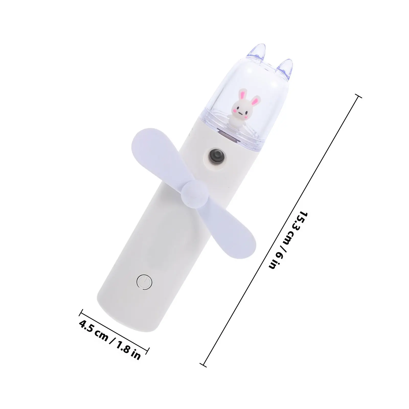 1Pcs 물 미스트 팬 휴대용 USB 충전식 쿨러 여름 여행 캠핑 하이킹을위한 경량 조용한 미스트 스프레이 팬