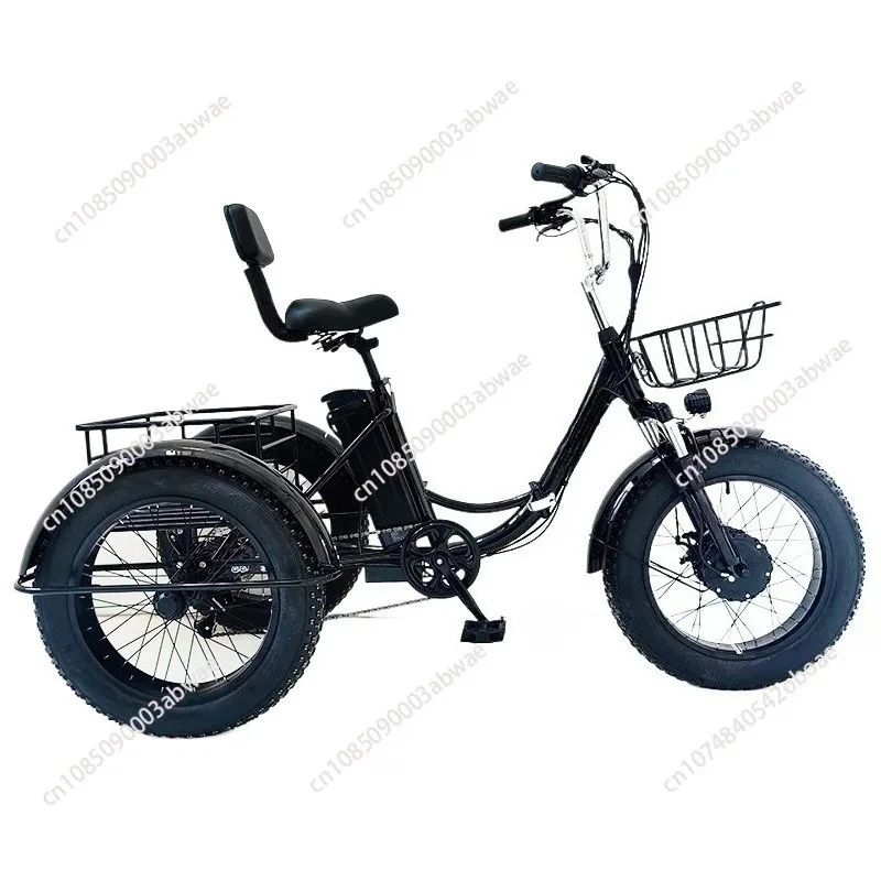 Triciclo Elettrico a Pedali 48V13AH 500W 20 Pollici con Batteria