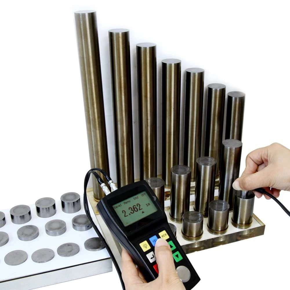 

yushi portable high accuracy 0.8-300mm carbon steel pipe thickness measurement gauge for ultrasonic