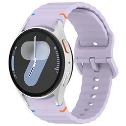 Original Silicone Sport Band for Galaxy Watch - Enhanced Strap Bracelet (Official purple)