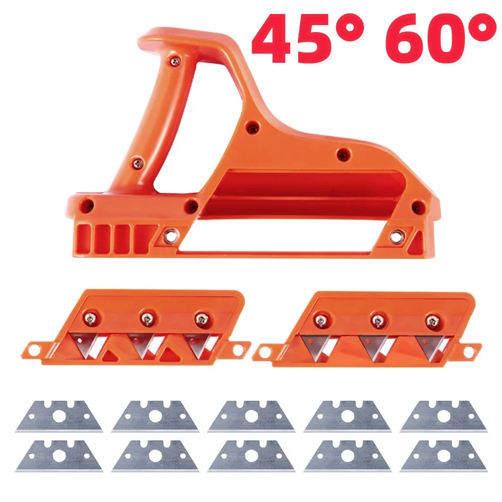 

Быстрорежущий станок для снятия фаски, строгальный станок для ручной обработки дерева, гипсокартона, кромки гипсокартона, инструмент для обрезки фаски, 45 ° 60 °