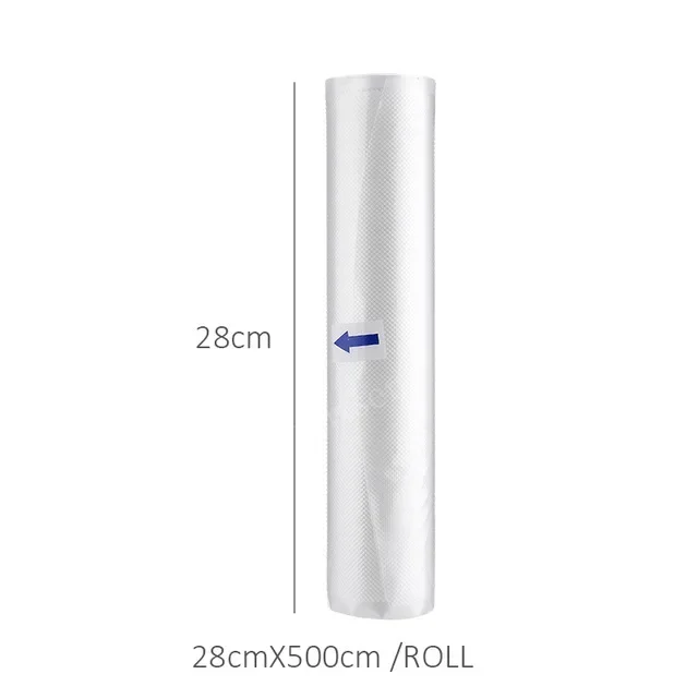 Household Food saver Vacuum bag Storage Bags Machine Film Sealer Vacuum Packer Saran Wrap Food Fresh Long Keeping 1 Roll