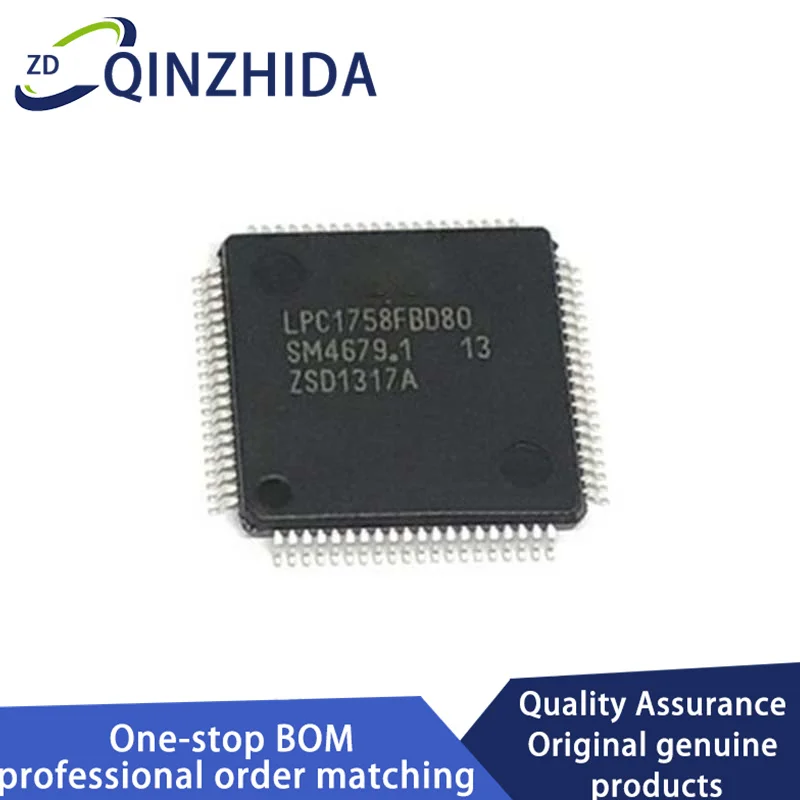 

5-10 шт./партия LPC1758FBD80 QFP80 электронные компоненты IC чипы Интегральные схемы IC