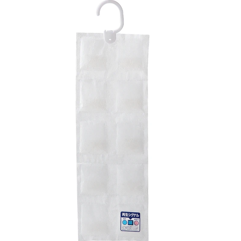 Silica gel desiccant moisture absorber hang desiccant gel silica tape reuse for kitchen wardrobe shoe closet