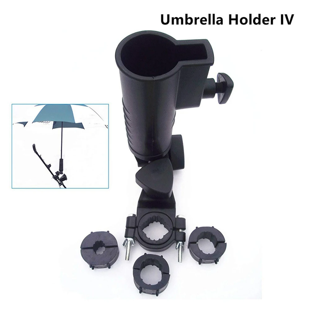 New Golf Ball Game Accessories For Golfer Trolley Umbrella Holder Outdoor Equipment Support Golf Cart Cycling with 3 Size Clips