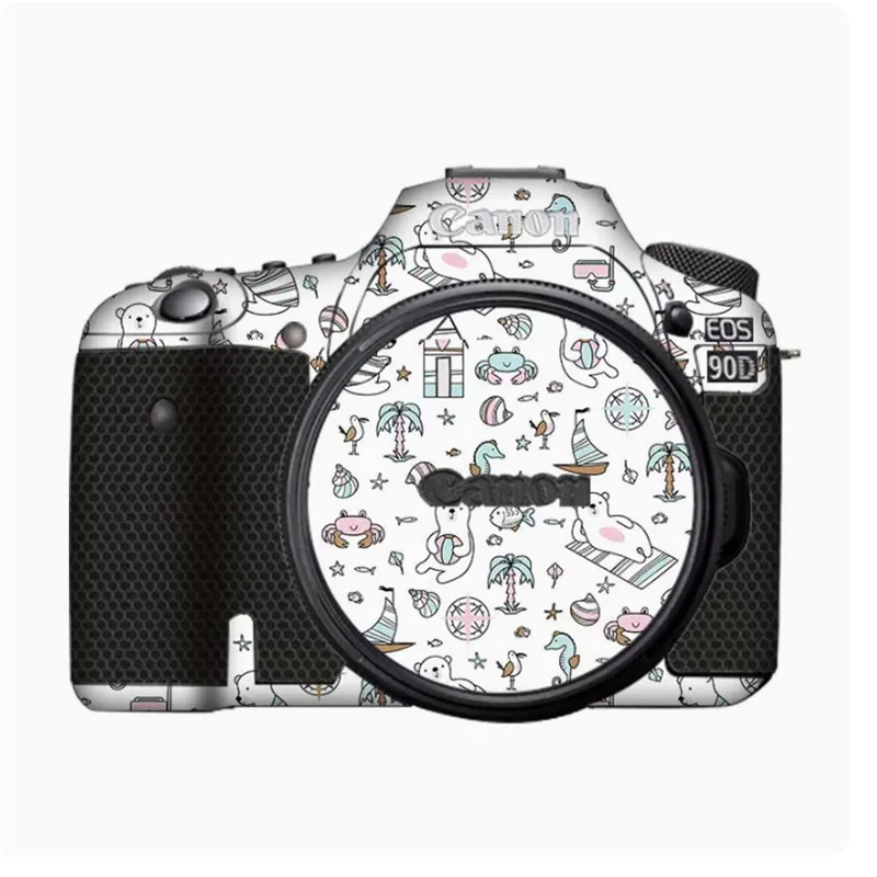 For Canon 90D Decal Skin Vinyl Wrap Film Camera Body Protective Sticker Protector Coat EOS90D 4