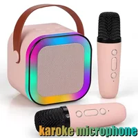 Micrófono inalámbrico profesional con Bluetooth, altavoz para juegos, KTV, Koraoke, Live, iPhone, Samsung, portátil, micrófono de reducción de ruido