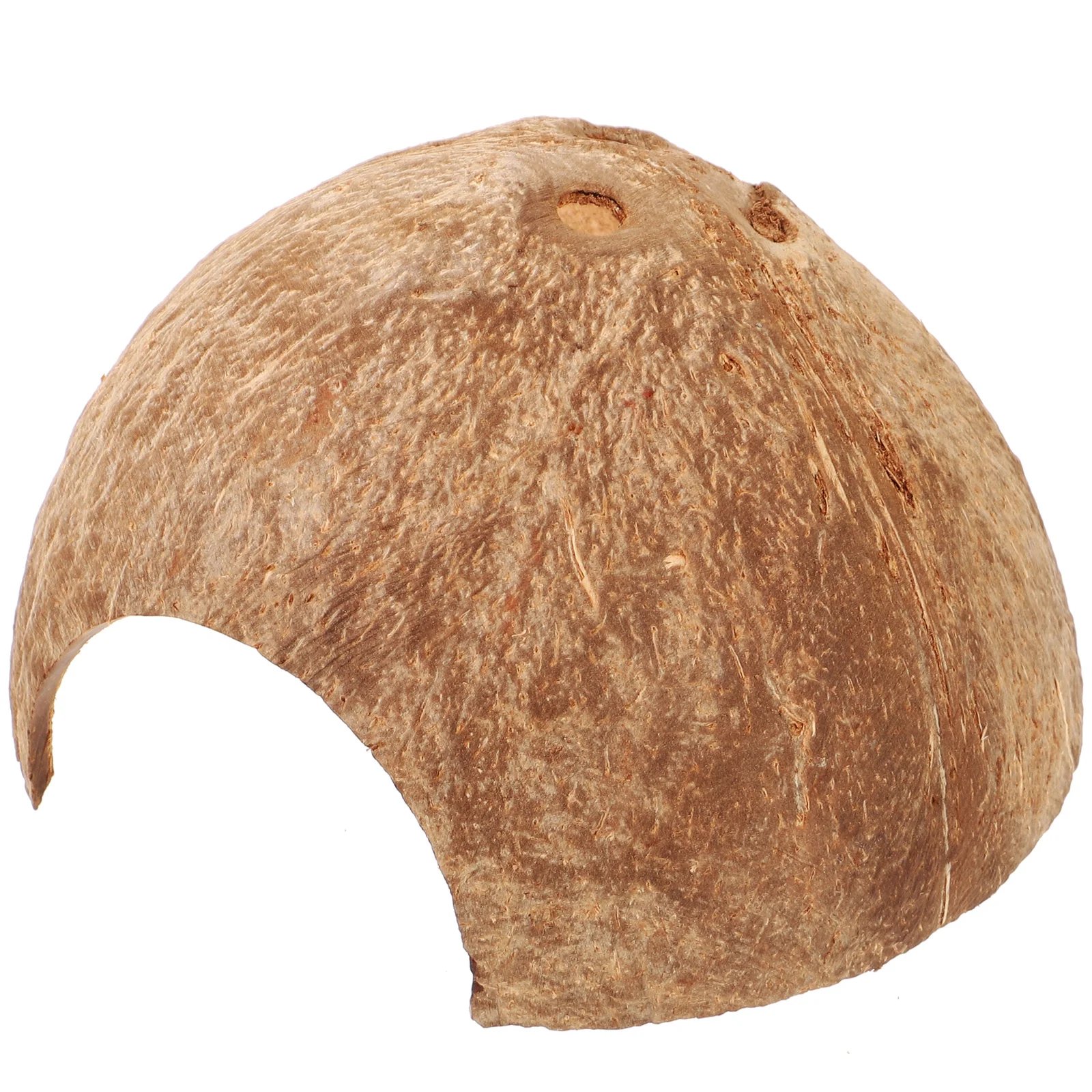 Coconut Hideout House Leopard Gecko Humid Hermit Crab Habitat Shells Hut Turtle - Image 3