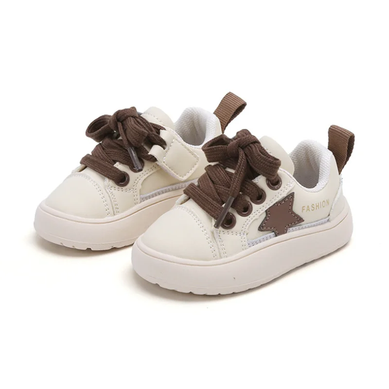 

DIMI 2023 Spring/Autumn Baby Toddler Shoes Microfiber leather Soft Comfortable Breathable Rubber Non-Slip Infant Sneakers