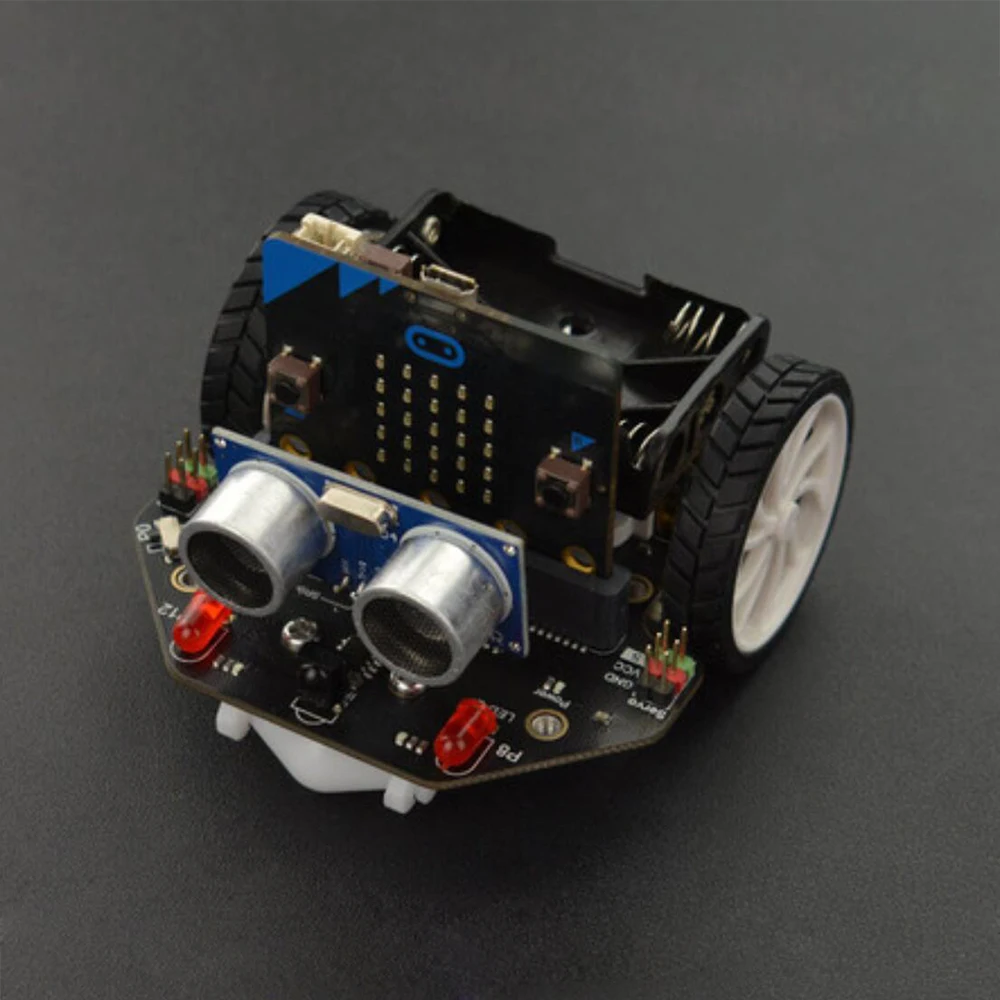 DFRobot Micro: Mcqueen Lite micro:bit Educational graphical programming Robot Mobile platform V4.0 support Line patrol ambient