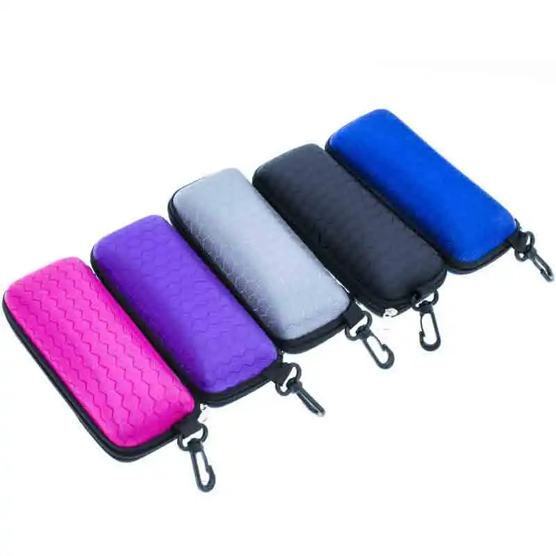 Honeycomb Design Portable Sunglasses and Eyewear Protective Case