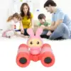 8X Kids Binoculars - Clear Imaging Portable Rabbit Design, Detachable Plastic, Ideal for Games & Outdoor Adventures 4