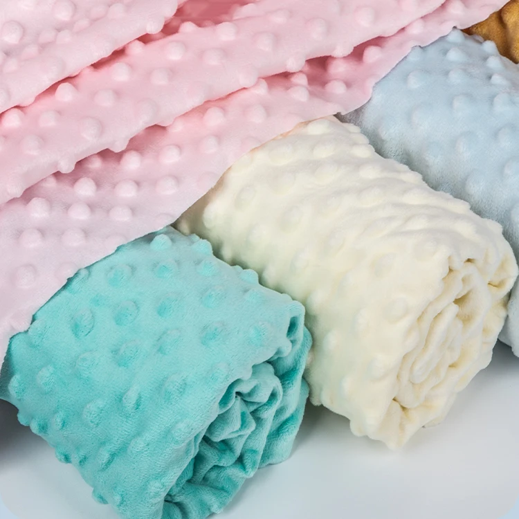 Sew Self Binding Baby Blanket With Minky Sew Fleece Sew Minky Baby