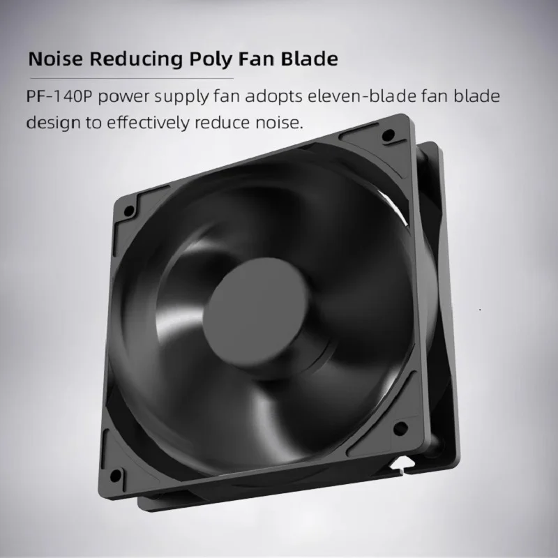 12CM/14CM PSU Power Fan Power Supply Fan 2.54-2PIN Power Supply Connector 1100-1