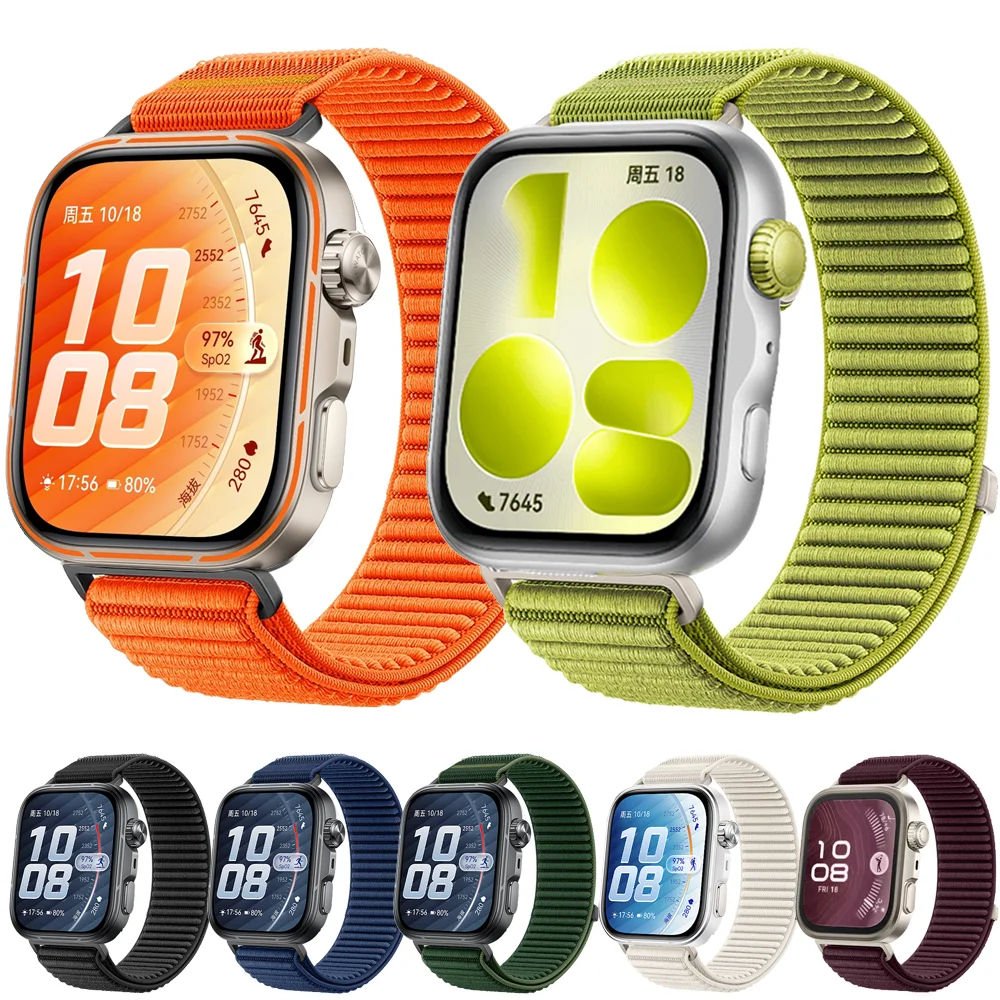 Premium Nylon Loop Strap - Braided, Comfortable, and Breathable Band for Smart Watches
