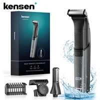 Kensen S15 Electric Hair Trimmer Kits Hair Clipper For Men Rechargeable Body Hair Shaver Cordless Beard Haircut Machine Barber