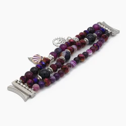 Elegant Beaded Jewelry Bracelet Band (PURPLE)