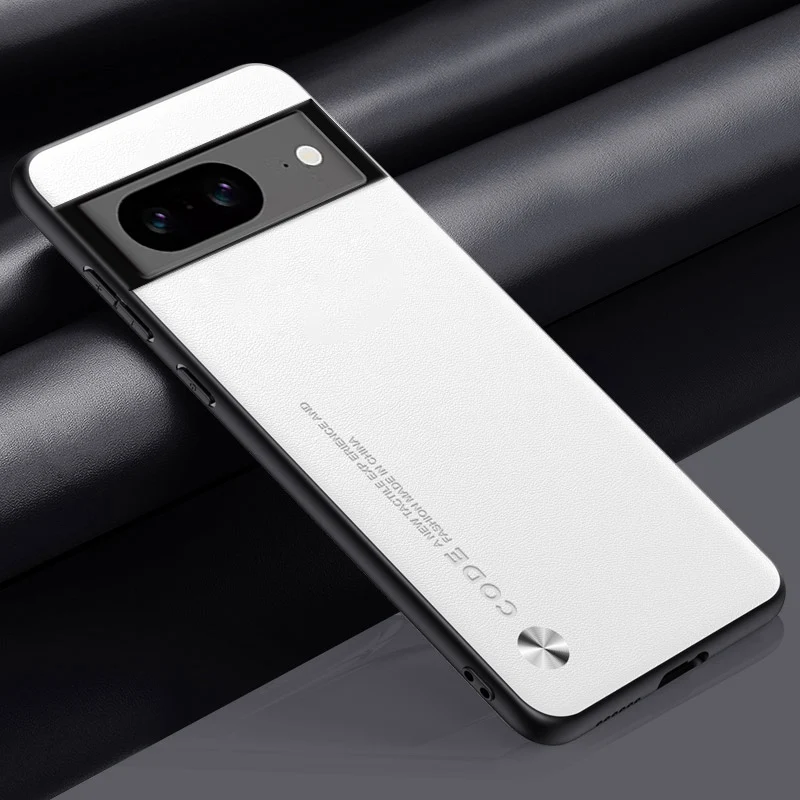 Premium PU Leather Shockproof Silicone Phone Case - Durable Back Cover