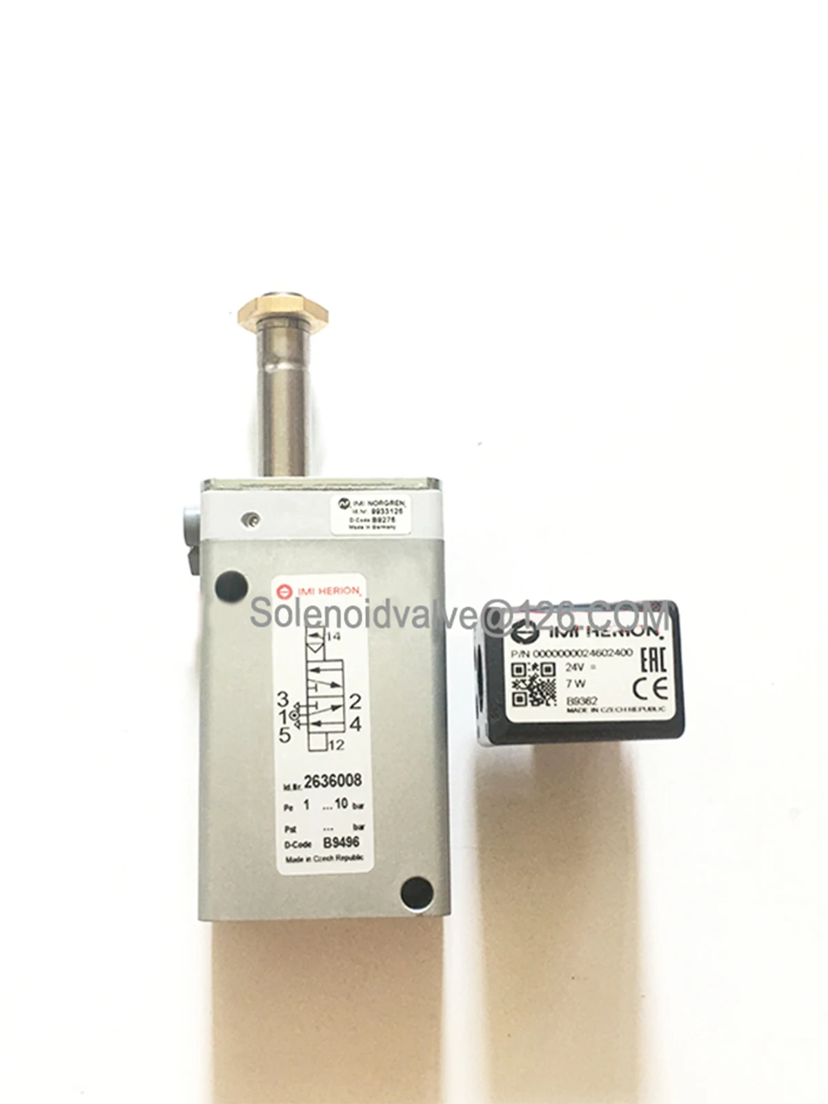 のんのん　OM IMI NORGREN HERION 2636008 Solenoid Valve 2636008.0246.024.00