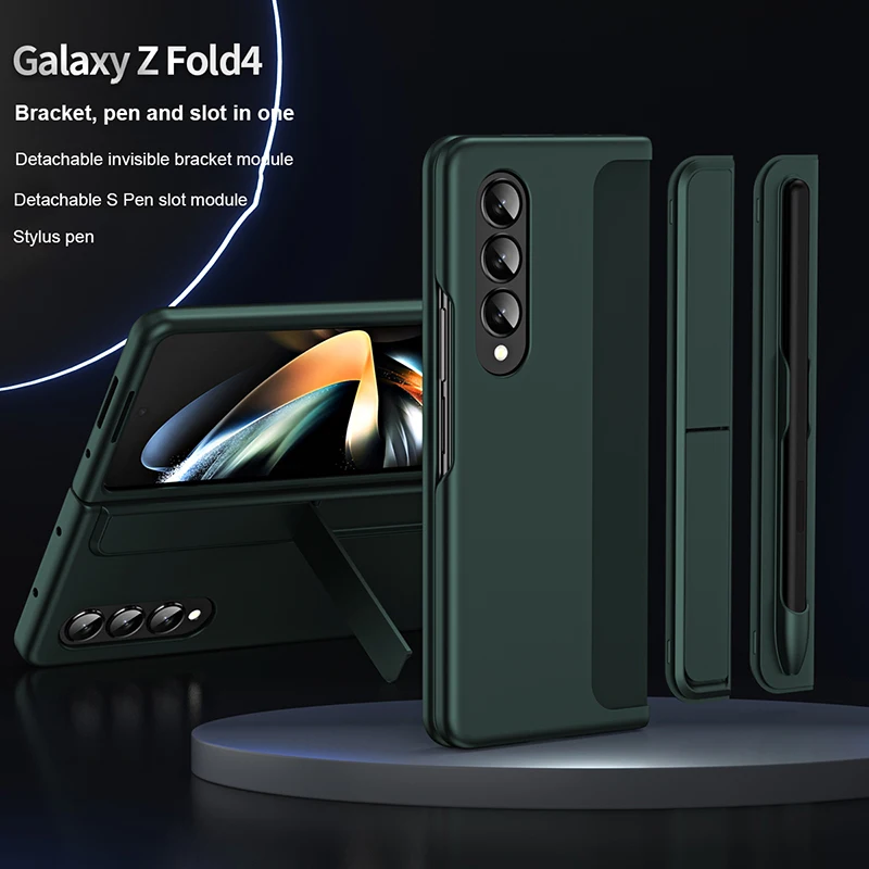 

Чехлы для телефонов Samsung Galaxy Z, складывающиеся 4 раза, 3 раза, 5 слотов для ручек и кронштейна, защитный чехол 2 в 1 с S-ручкой, новинка 2023