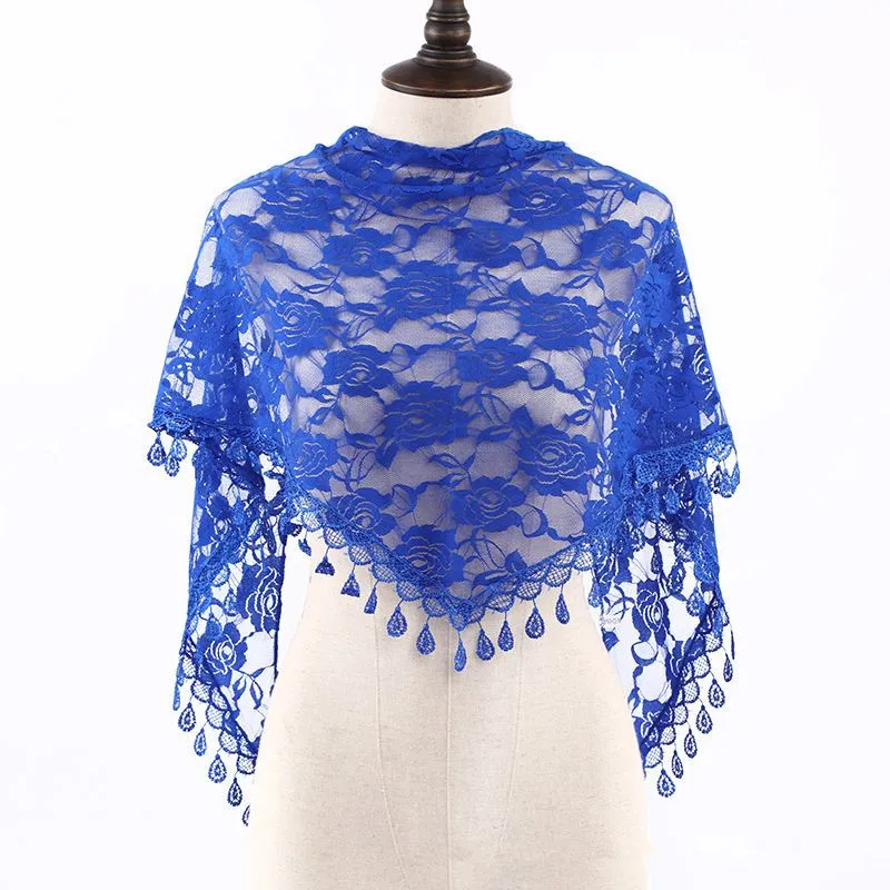 Elegant Black and White Lace Rose Veil for Women - Perfect for Western Weddings