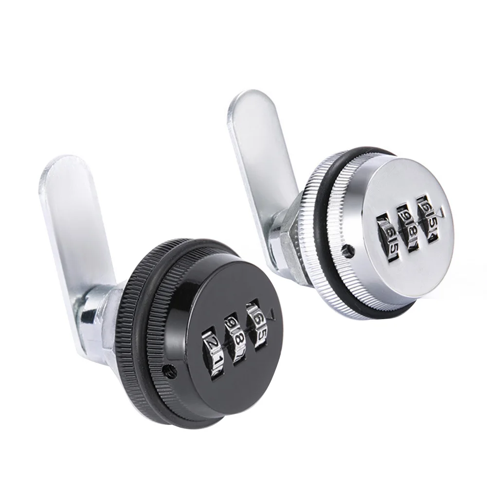 3 Digit Security Password Keyless Drawer Cam Lock Combination Coded Door Cabinet Home Hardware Zinc Alloy Mail Box password lock combination locks