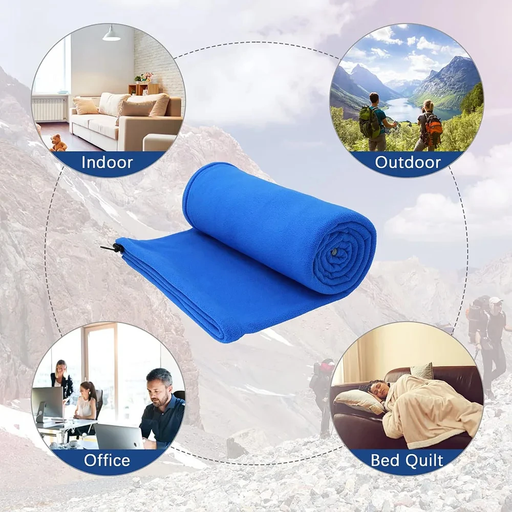 slider image of Outdoor Fleece Sleeping Bag
