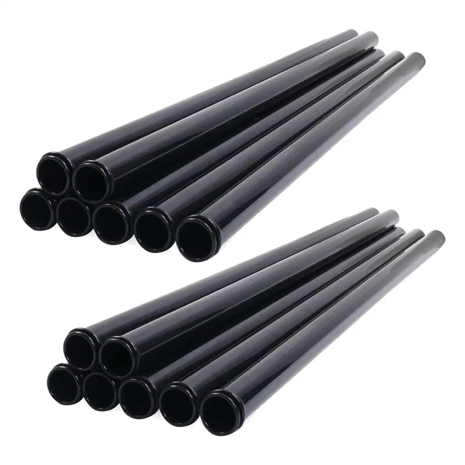 14x Golf Club Tube Black Golf Bag Tubes for Training Equipment Home Gym Gift